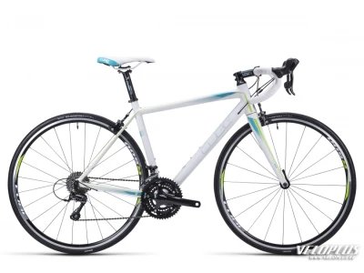 Велосипед Cube Axial WLS бело-сине-зеленые 53 см