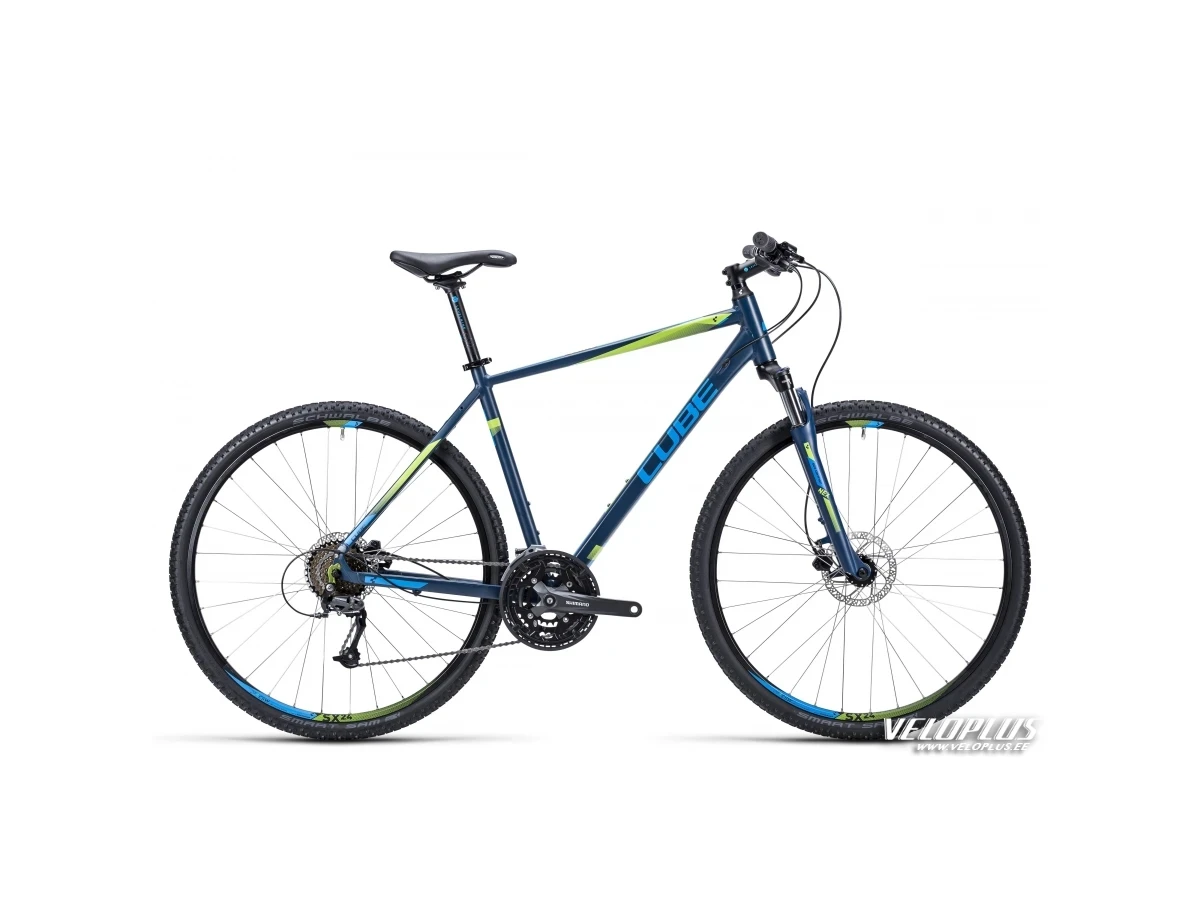 Bike Cube Curve Pro darkblue blue green 54 cm