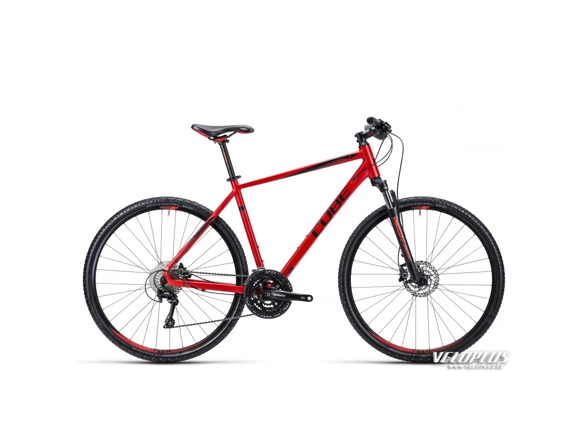 Bike Cube Nature Pro red black 58 cm