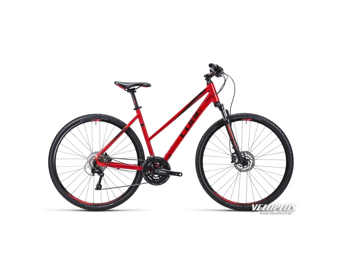 Bike Cube Nature Pro red black lady 50 cm