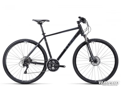 Bike Cube Cross black anodized anthrazit white 50 cm