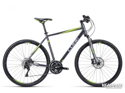 Bike Cube Cross Pro anthrazit silver green 50 cm