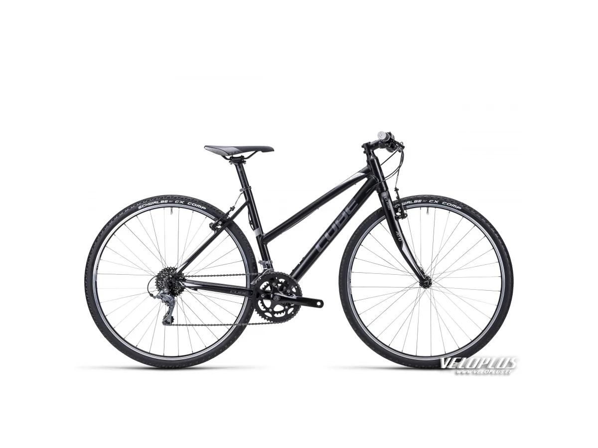 Polkupyörä Cube SL Road musta anthrazit valkoinen lady 52 cm