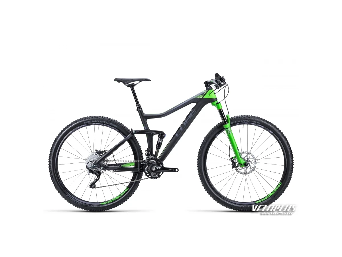 Bike Cube Stereo 120 HPC Pro 29 black grey green 18"