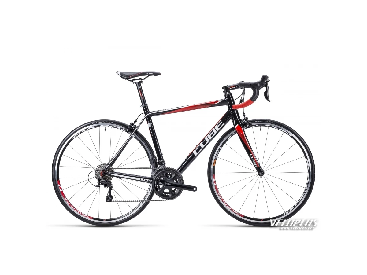 Bike Cube Peloton Race black-white-red 53 cm
