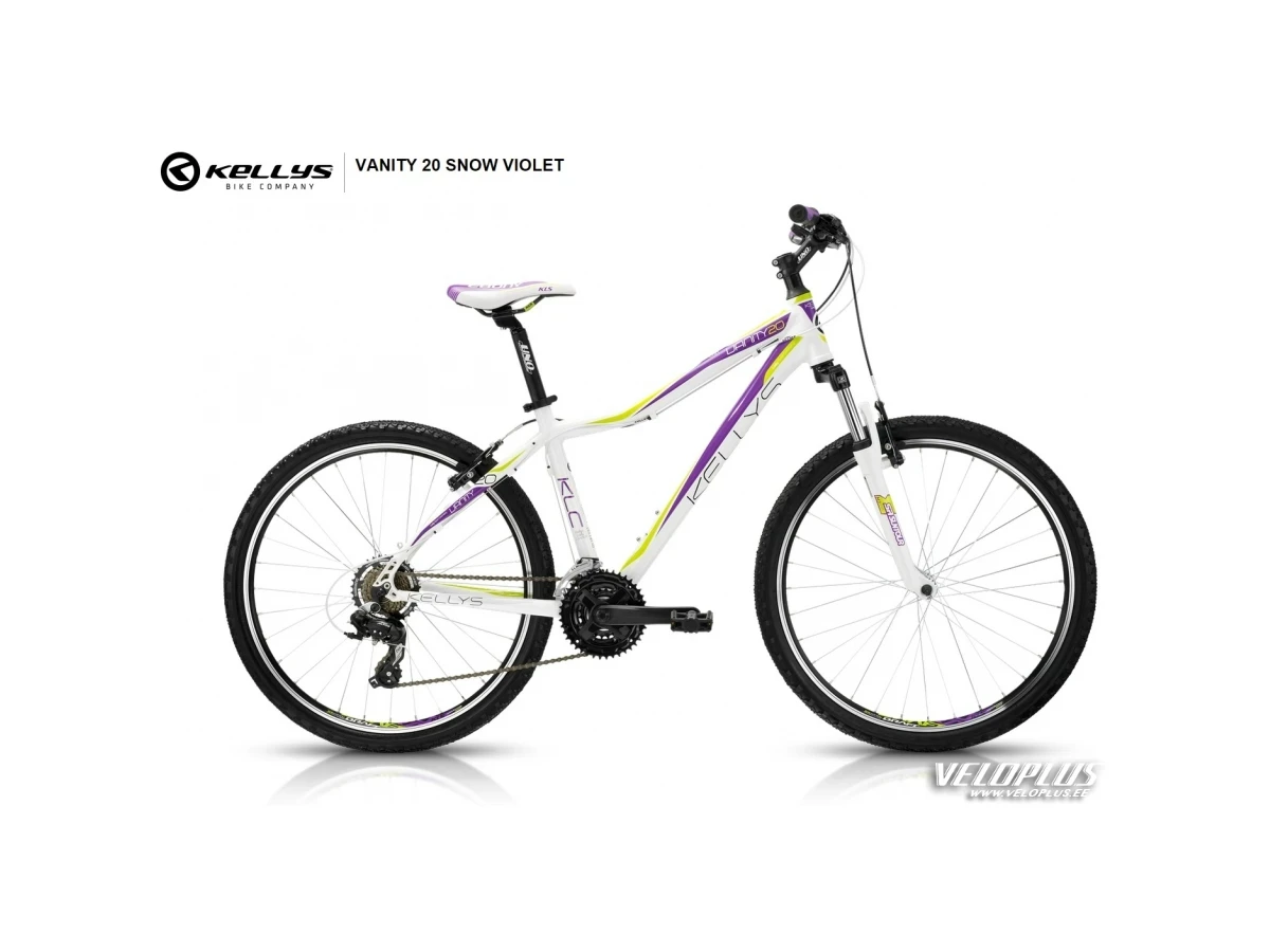 Ratas Kellys Vanity 20 valge-lilla 17"