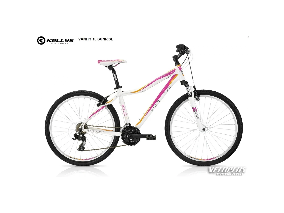 Ratas Kellys Vanity 10 valge-roosa 15"