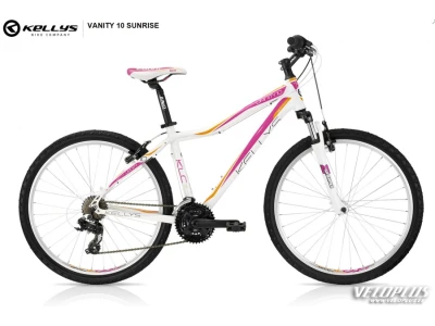 Ratas Kellys Vanity 10 valge-roosa 15"