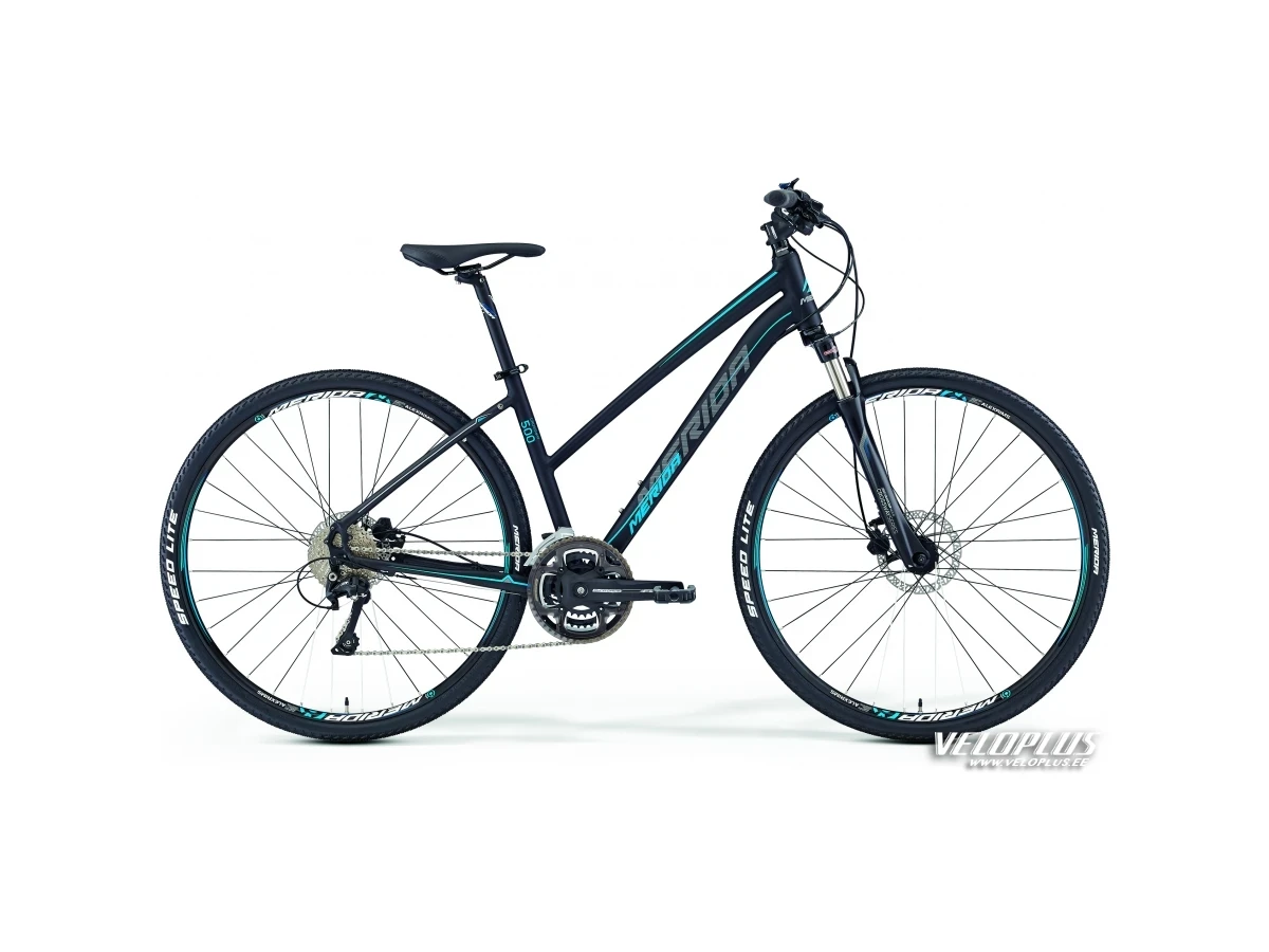 Ratas Merida Crossway 500 57cm Lady matt must-sinine-valge