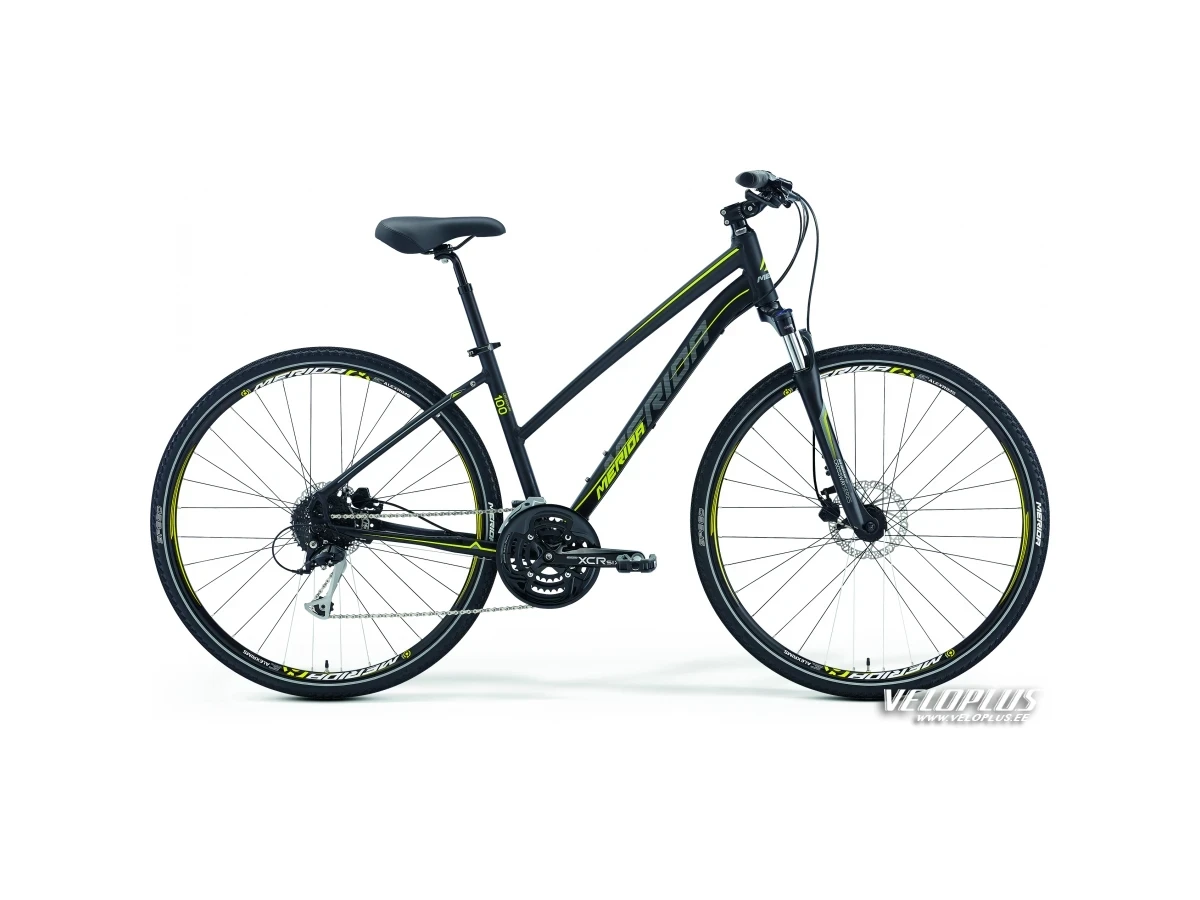 Ratas Merida Crossway 100 57cm Lady matt must-kollane-hall