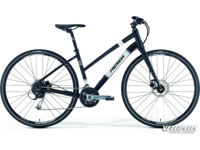 Polkupyörä Merida Crossway Urban 100 50cm Lady musta-valkoinen