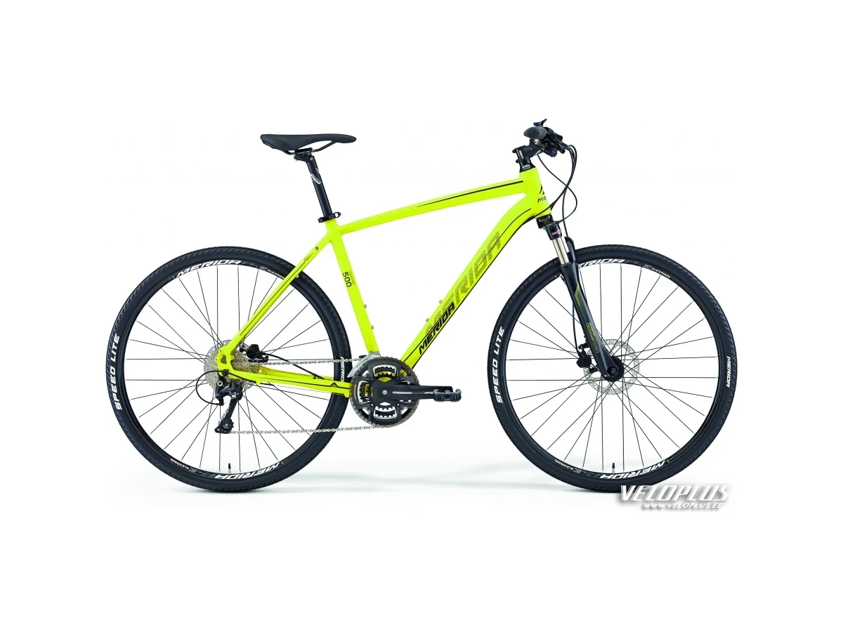 Ratas Merida Crossway 500 46cm matt kollane-must