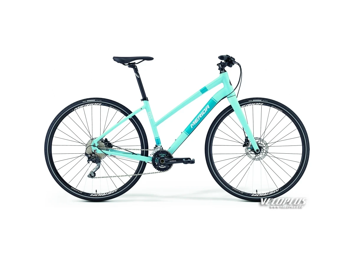 Ratas Merida Crossway Urban 500 50cm Lady roheline-roheline-valge