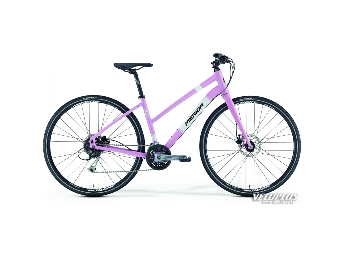 Bike Merida Crossway Urban 100 57cm Lady pink-white-black