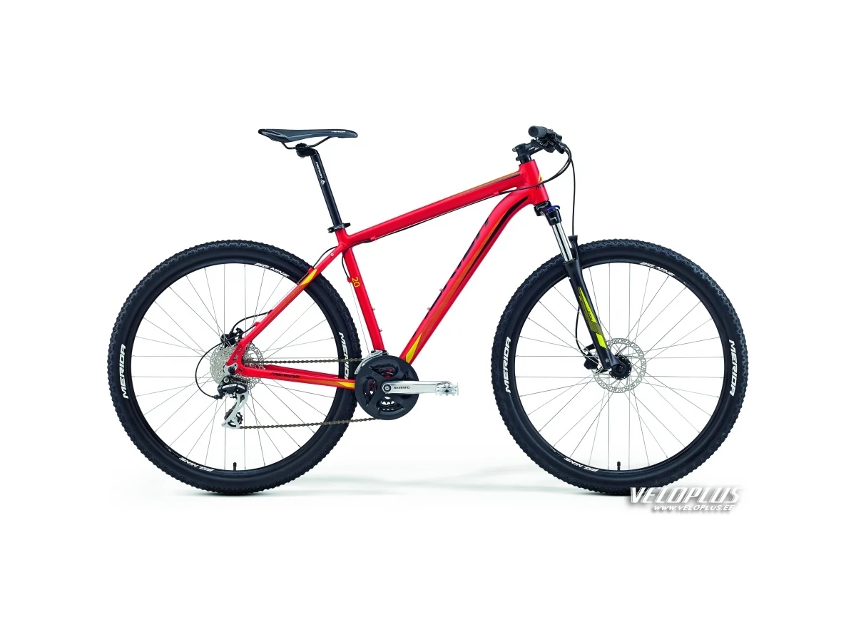 Bike Merida Big.Nine 20-D 19" matt red-yellow-black