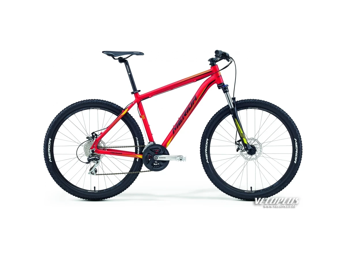 Bike Merida Big.Seven 20-Md 17" matt red-yellow-black