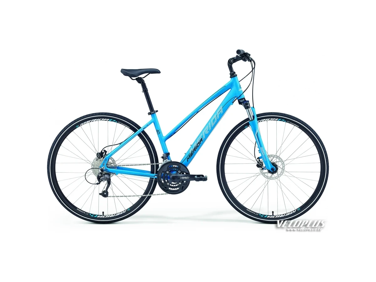 Ratas Merida Crossway 40-D 50cm Lady matt sinine-valge-must