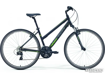 Bike Merida Crossway 15-V 57cm Lady matt black-green-grey
