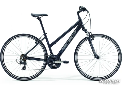 Bike Merida Crossway 10-V 54cm Lady matt black-grey-white