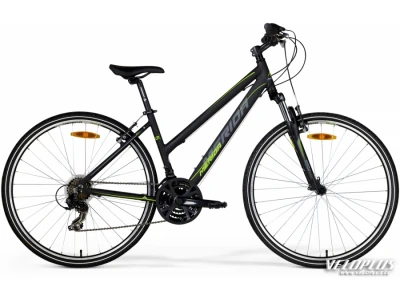 Bike Merida Crossway 5-V-Lady 42cm lady matt black(green)