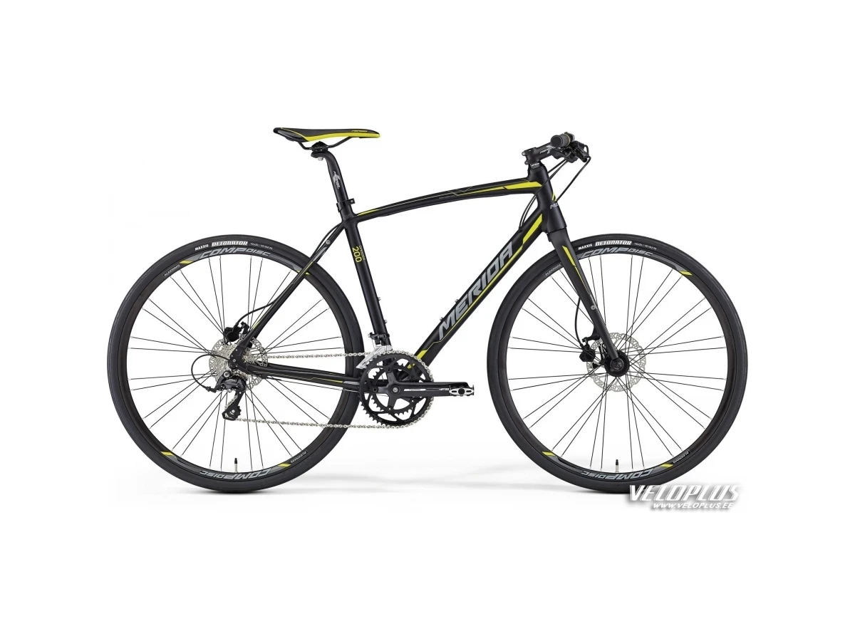 Bike Merida Speeder 200 56cm matt black-yellow/grey