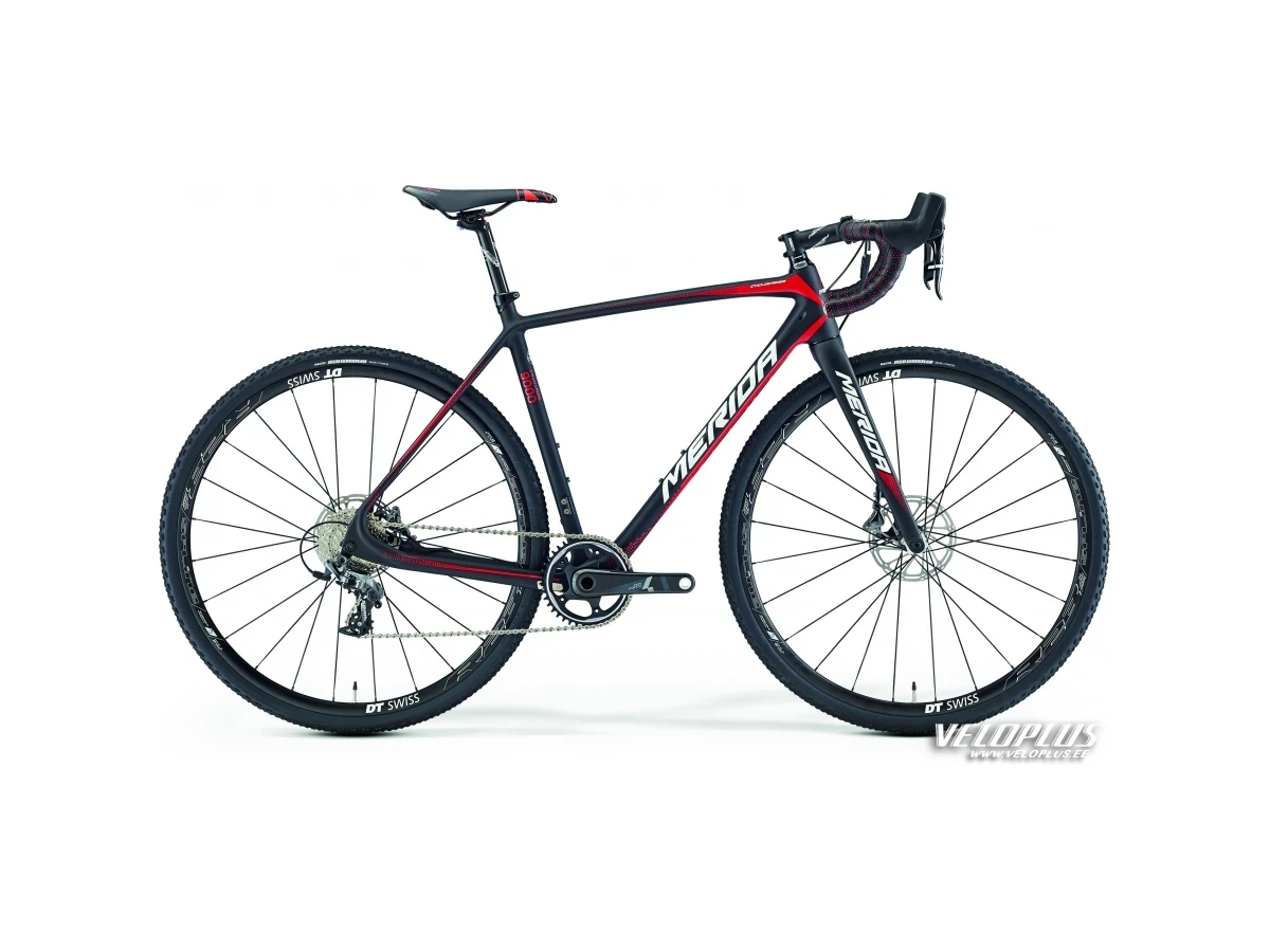 Polkupyörä Merida Cyclo Cross 9000 L (56cm) musta - punainen