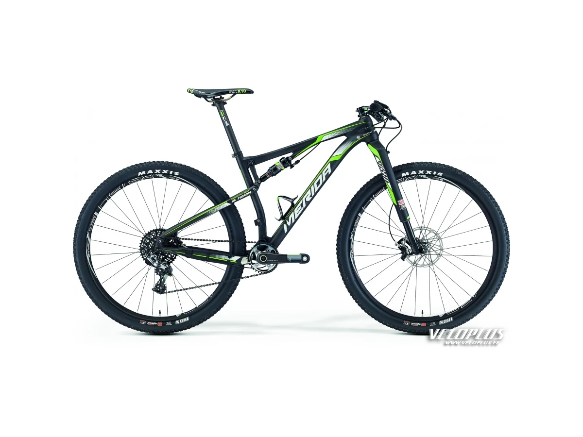 Bike Merida Ninety-Six 9.Team L matt carbon-green-white
