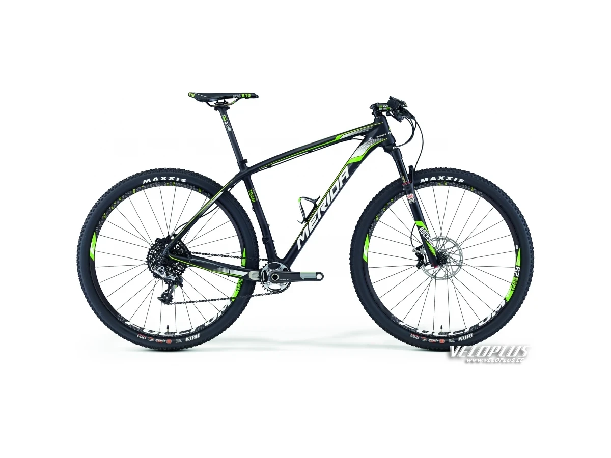 Bike Merida Big.Nine Team 17" matt carbon-green-white