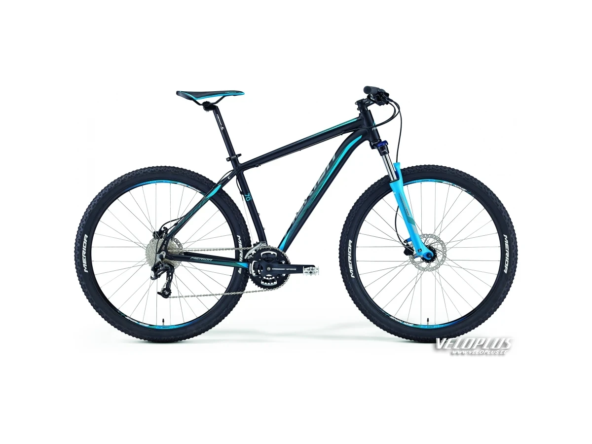 Bike Merida Big.Nine 70 21" matt black-bluegrey