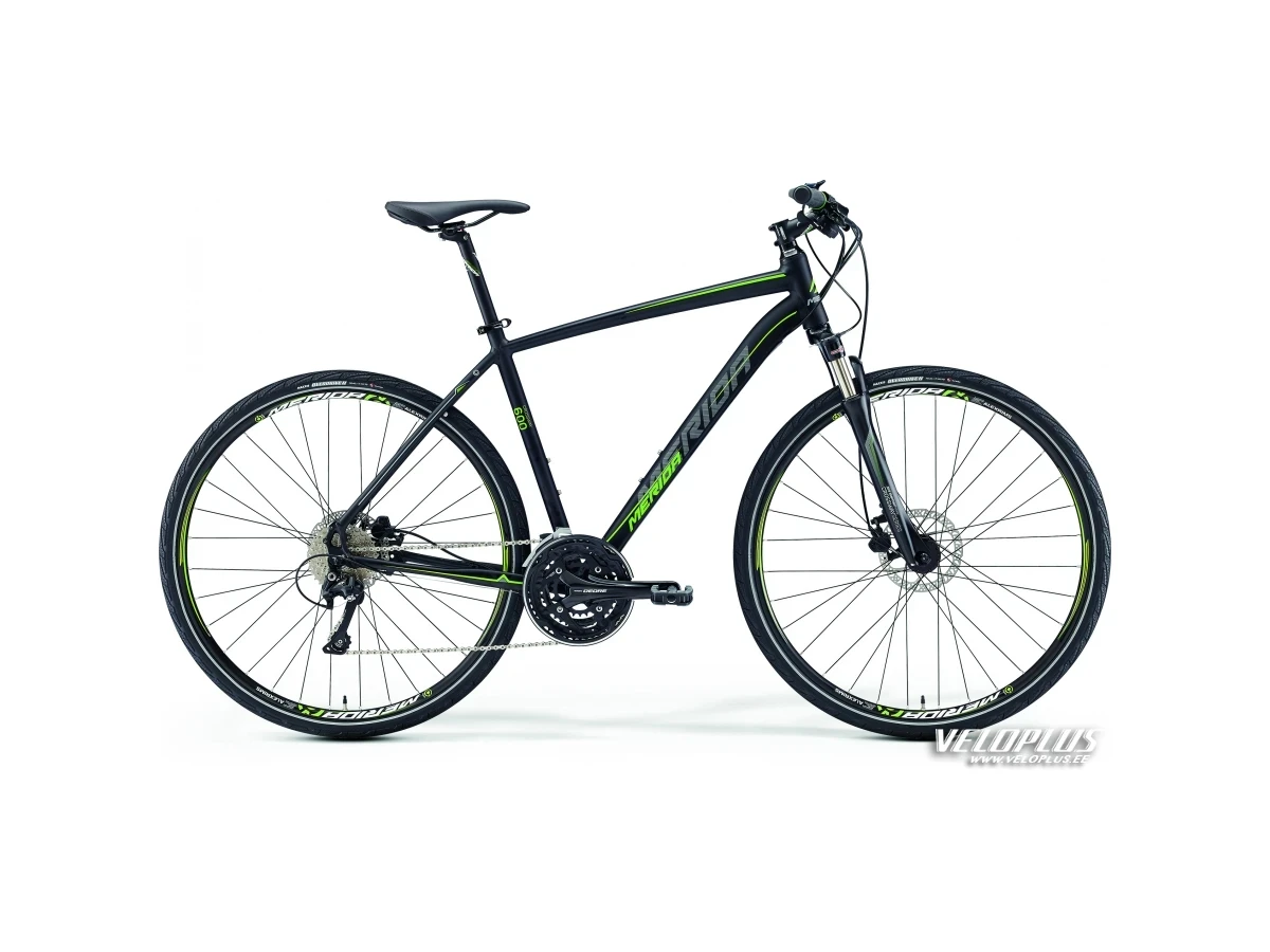 Bike Merida Crossway 600 44cm matt black-green-grey