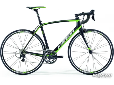 Bелосипед Merida Scultura 4000 XL(59cm) матовый черный-зеленый-белый