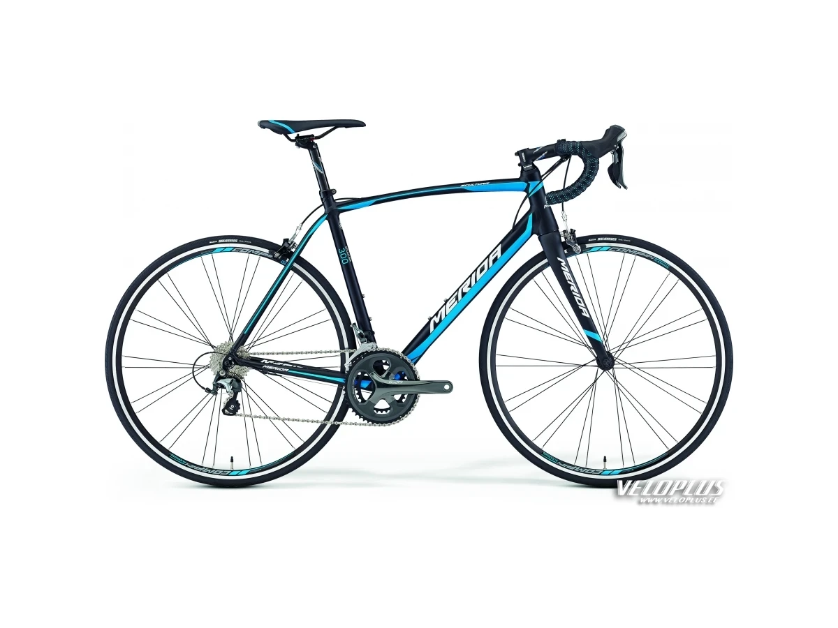 Bелосипед Merida Scultura 300 S-M(52cm) матовый черный-синий-белый
