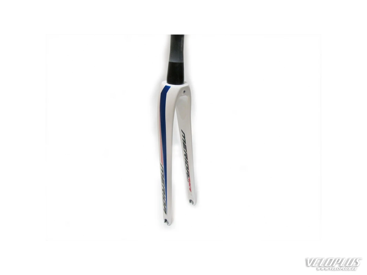 Road carbon fork Merida Race Lite white/blue for rim brake