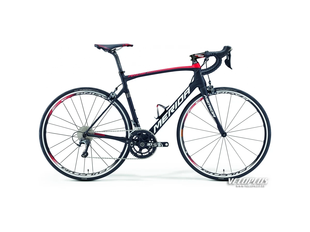 Bелосипед Merida Ride 7000 XS(47cm) матовый черный-красный-белый