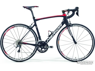 Bелосипед Merida Ride 7000 XS(47cm) матовый черный-красный-белый