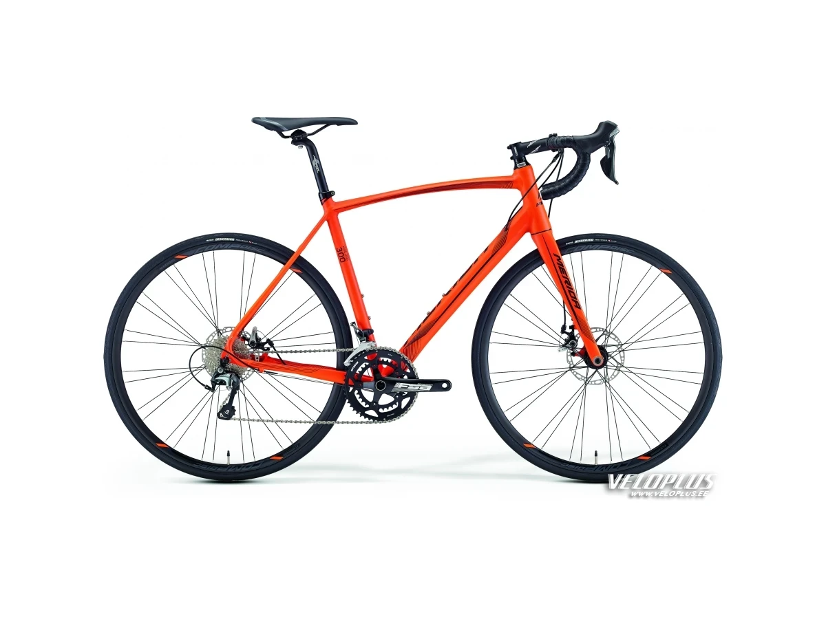 Bелосипед Merida Ride Disc 300 S(50cm) матовый оранжевый-черный
