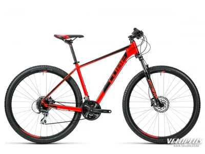Ratas Cube Aim SL 27,5 punane-must 16"