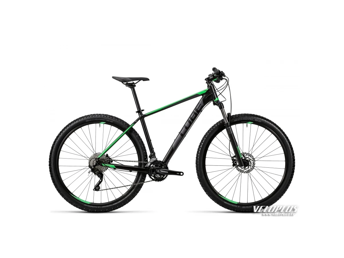 Bike Cube Attention black´n´green 19"