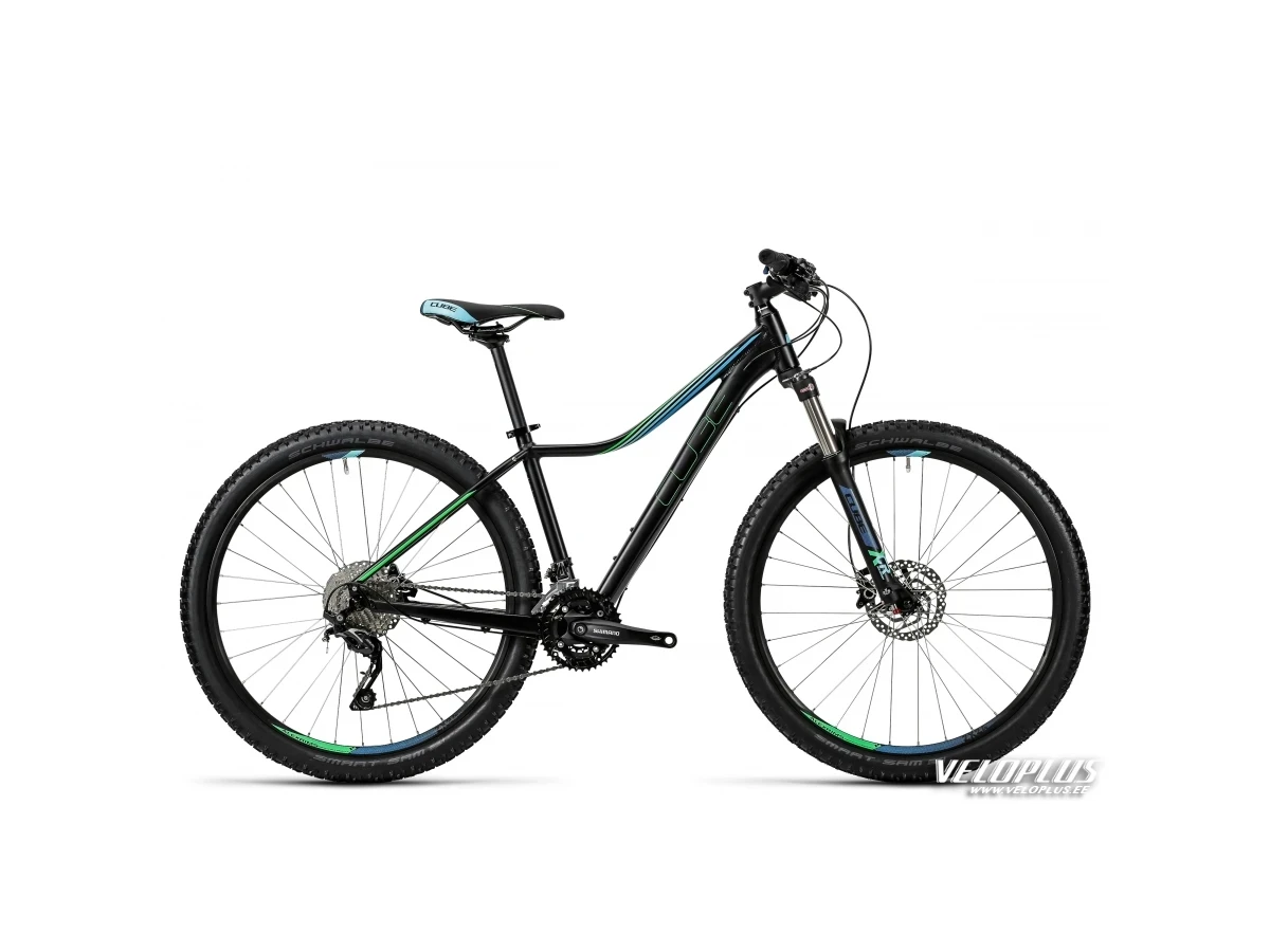 Bike Cube Access WLS Race black-green 17"