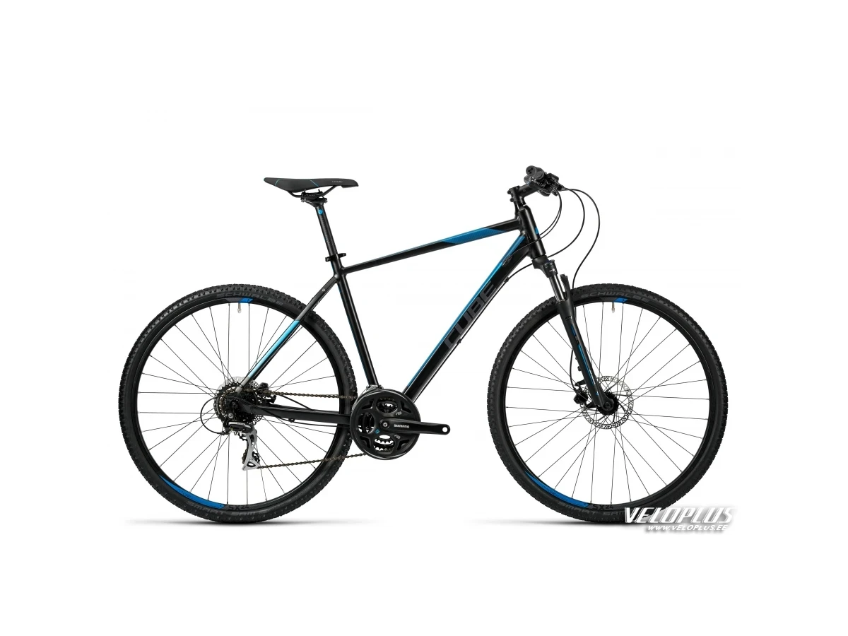 Bike Cube Curve Pro black grey blue 62 cm