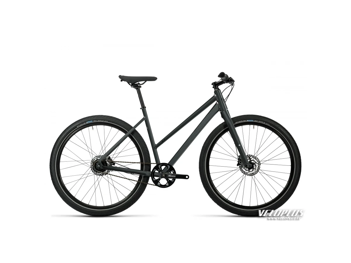 Ratas Cube Hyde Pro must-valge 46cm Lady