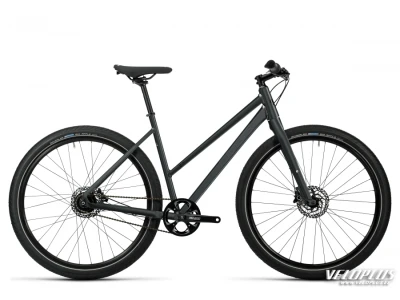 Ratas Cube Hyde Pro must-valge 46cm Lady
