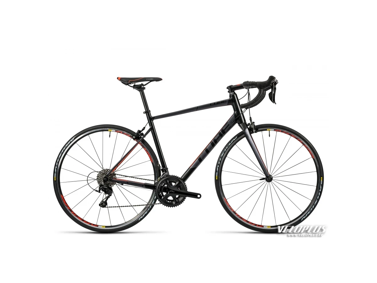 Ratas Cube Attain SL must-punane 56cm