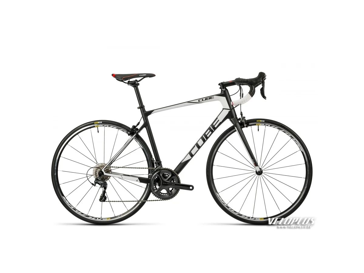 Ratas Cube Attain GTC Race carbon-valge 56cm