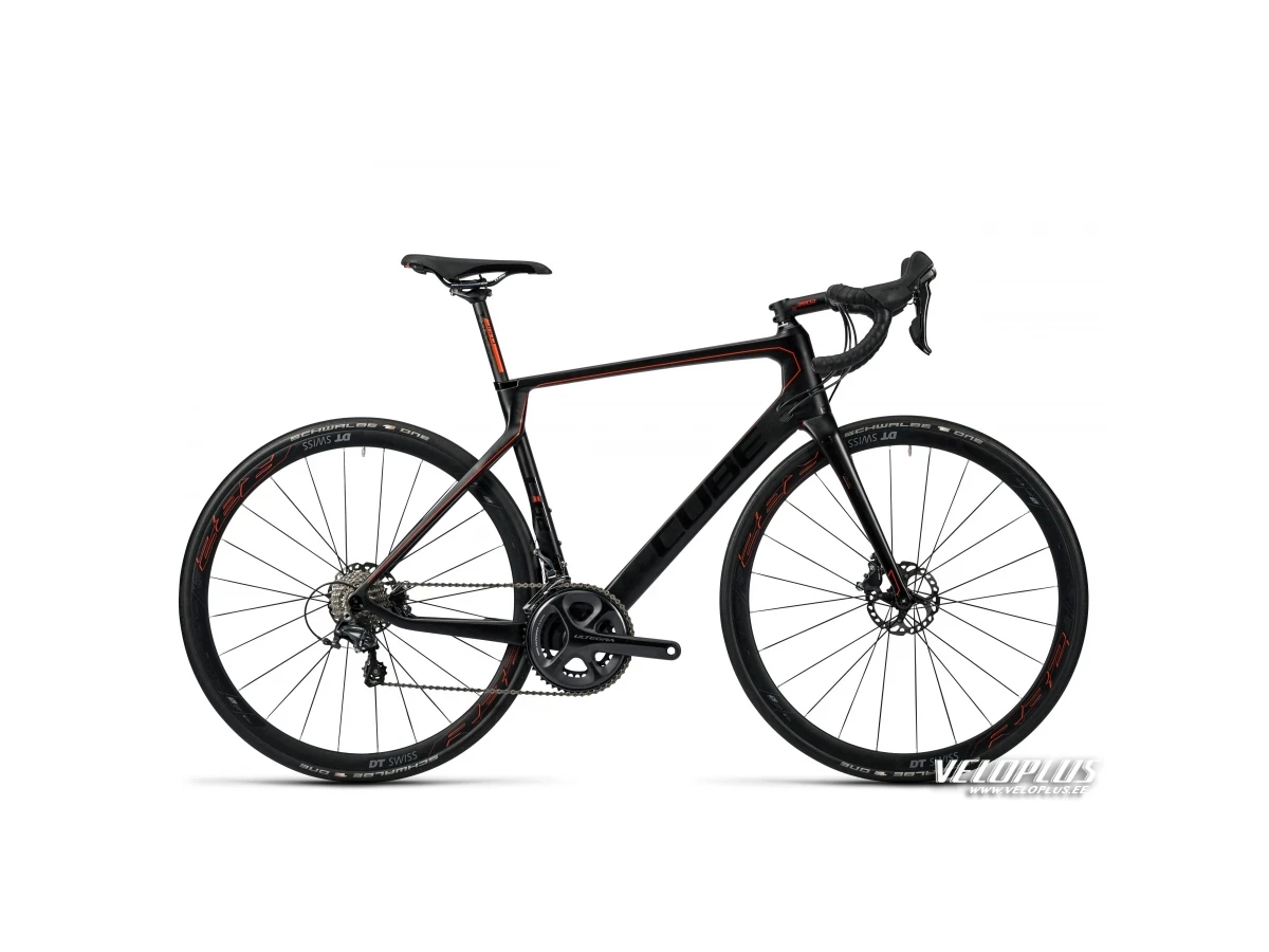 Ratas Cube Agree C:62 Race disc carbon punane 56cm