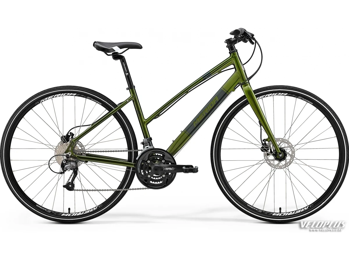 Ratas Merida Crossway Urban 40-D Lady Fed 46cm roheline-tumeroheline