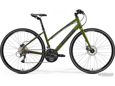 Ratas Merida Crossway Urban 40-D Lady Fed 46cm roheline-tumeroheline