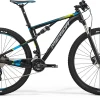 Bike Merida Ninety-Six 9.600 L matt black-blue-lime thumbnail 1