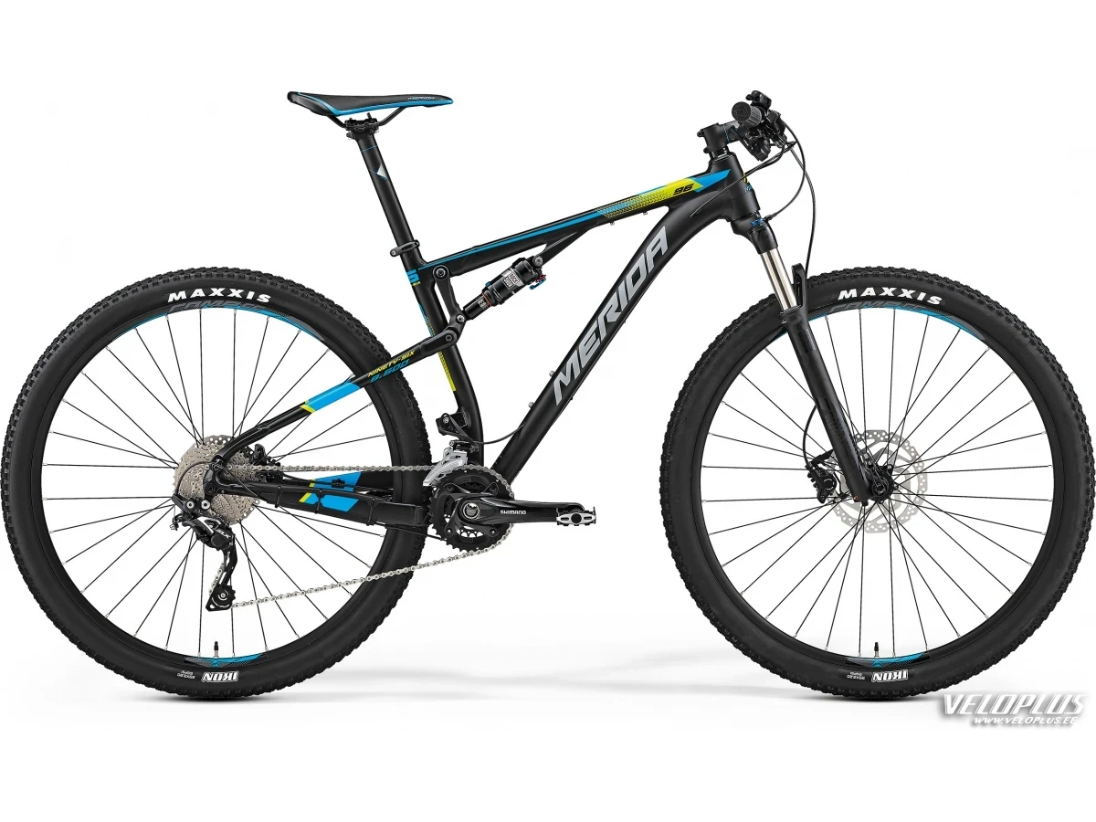 Bike Merida Ninety-Six 9.600 L matt black-blue-lime