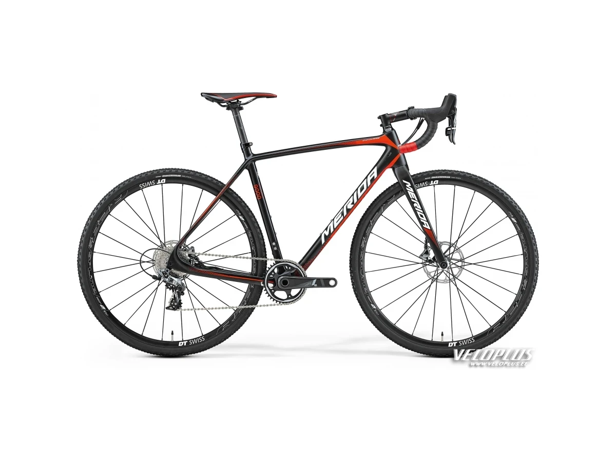 Ratas Merida Cyclo Cross 9000 XL(59) matt must-punane-valge